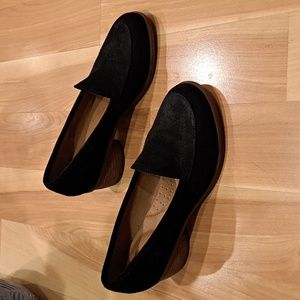Sofft Black Suede Chunky Loafer